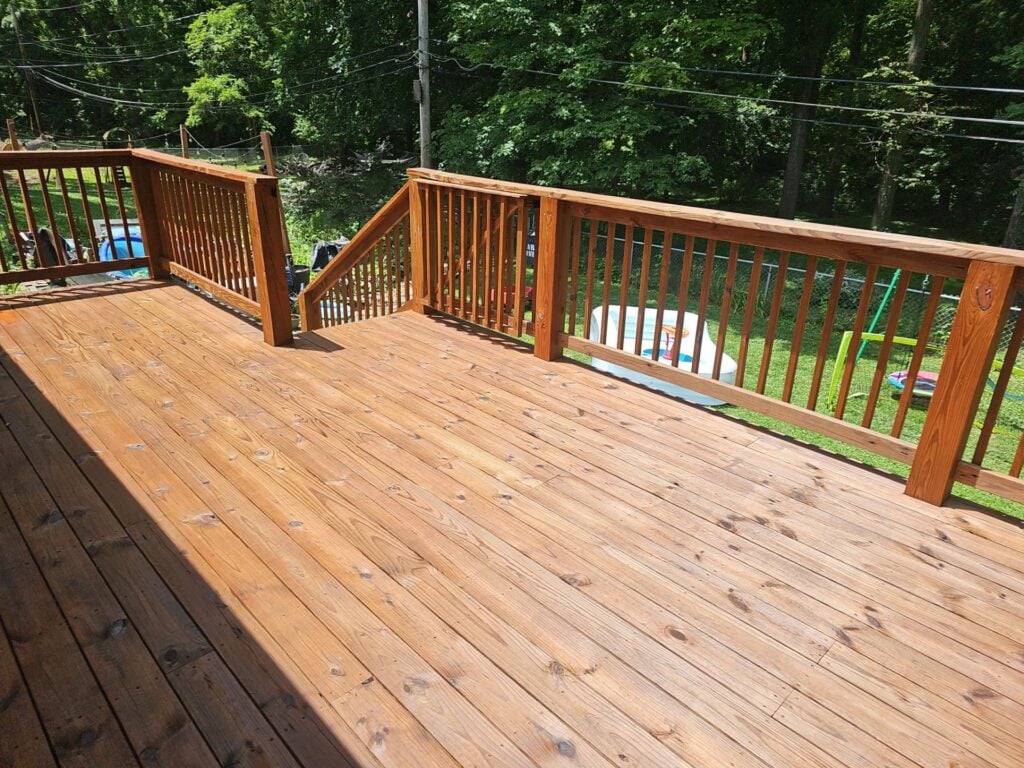 Deck Staining in Overland Park