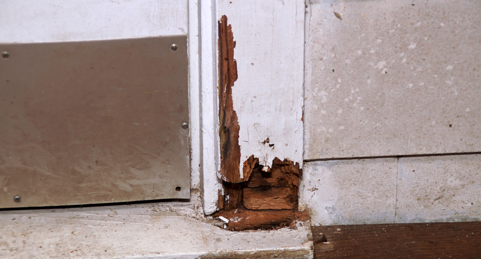 rotten door frame